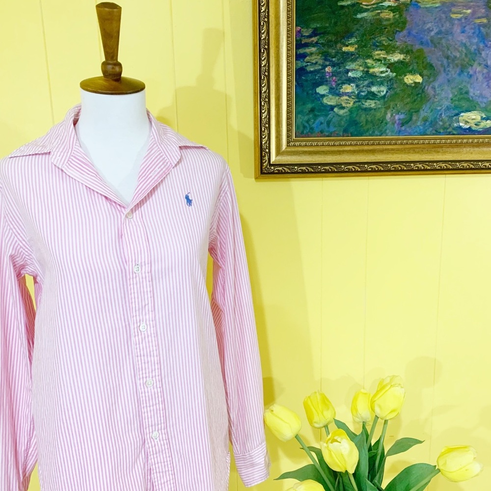 Ralph Lauren Button Down Pink t-shirt